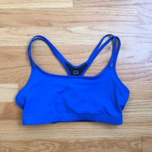 Blue Sports Bra.